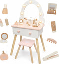 Wooden Lighted Kids Vanity Set