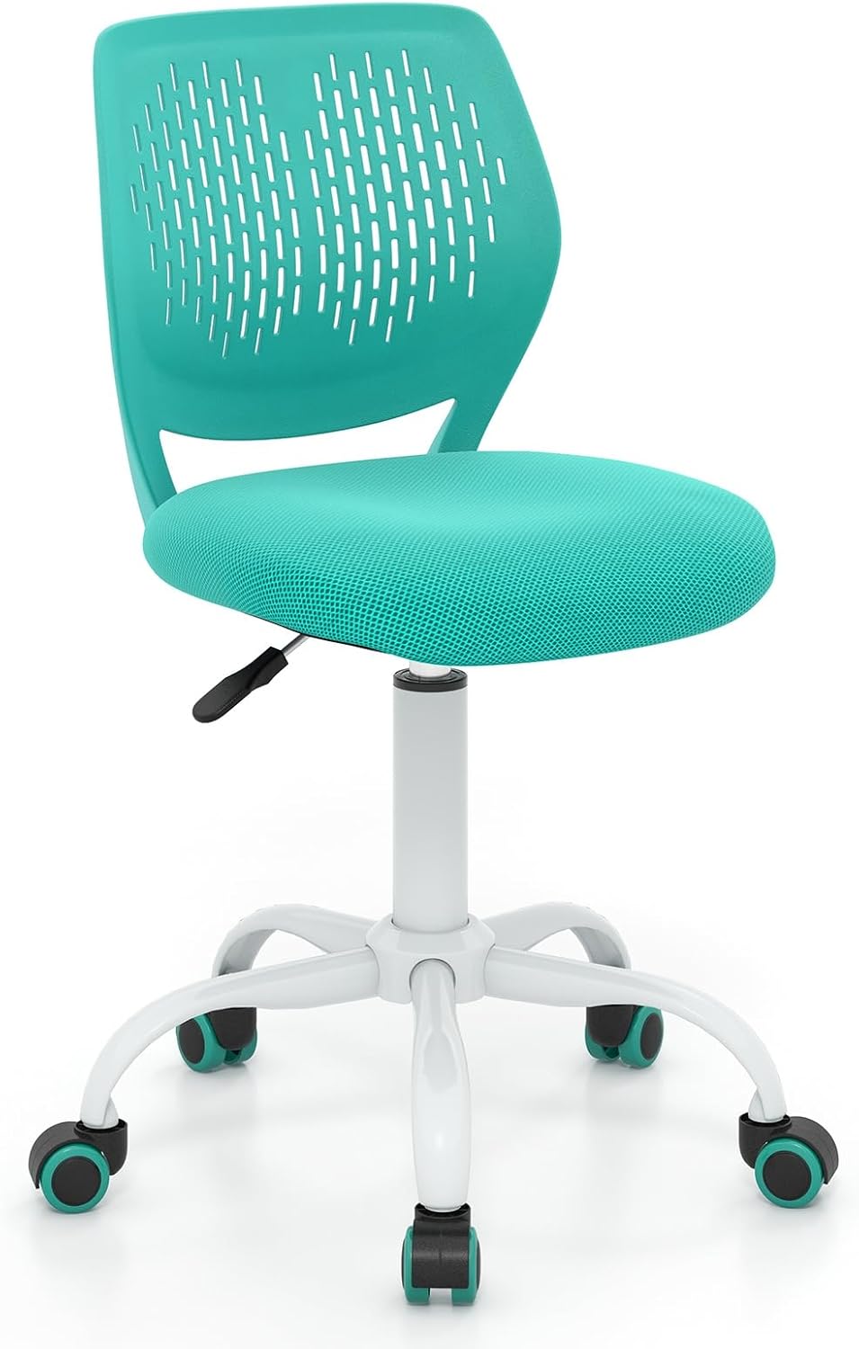 Turquoise Mesh Adjustable Kids Chair