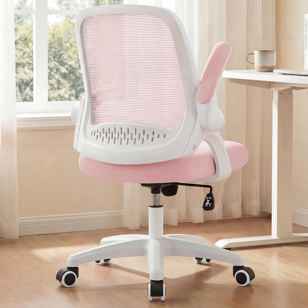 Pink Mesh Ergonomic Office Chair