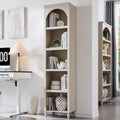 Cream Arched Farmhouse Tall Bookcase