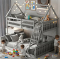 Grey House Twin Over Full Bunk Bed